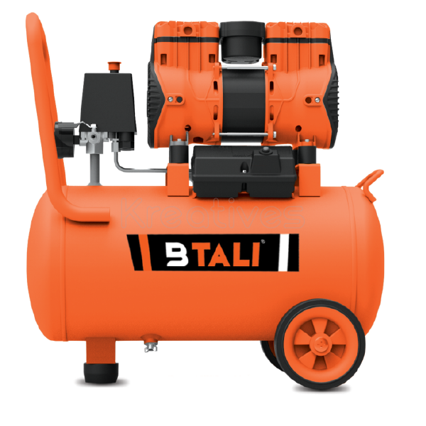 BTALI 50L 8Bar 1.5HP Electric Silent Air Compressor | Industrial Standard BT 50 OFACHS 1100