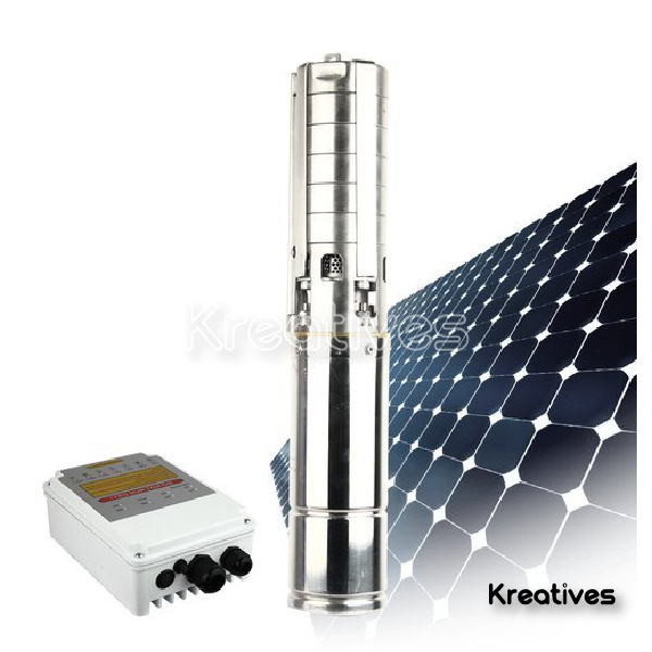230M Solar Submersible Water Pump + Controller 3000W Solar