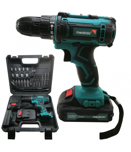 MEAKIDA 18V Cordless Drill – 2 Batteries | Kreatives.co.ke Kenya