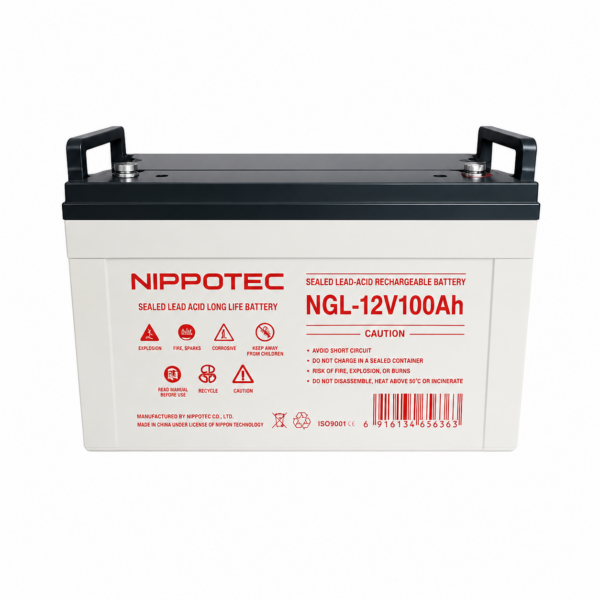 Nippotec 100Ah 12V Deep Cycle Battery - Order Now