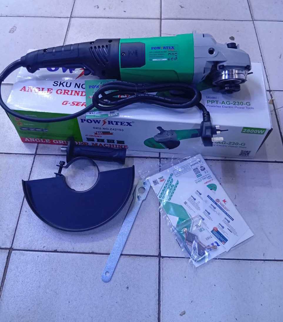Powetex 9-Inch 2800W Angle Grinder | Kreatives.co.ke Kenya
