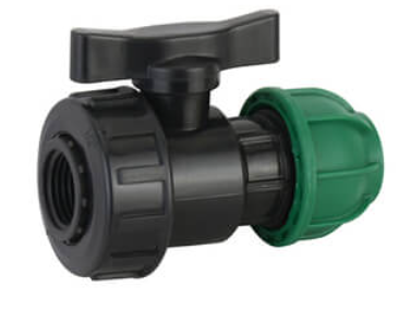PP Compression Female True Union Ball Valve 20mm x 1/2″ | Kreatives.co.ke Kenya