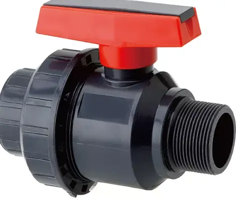 PP Compression Male True Union Ball Valve 20mm x 1/2″ | Kreatives.co.ke Kenya