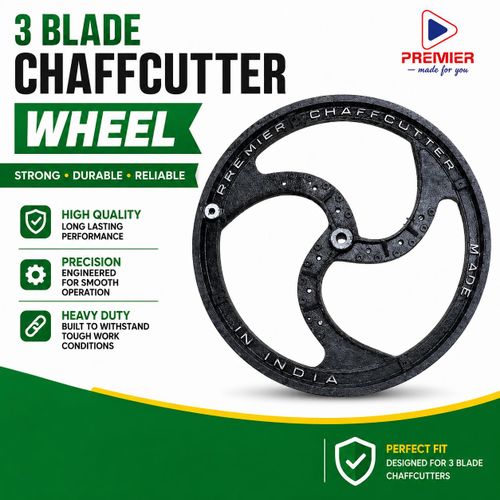 Premier 3-Blade Chaff Cutter with Wheel – Spare Parts Available | Kreatives.co.ke Kenya