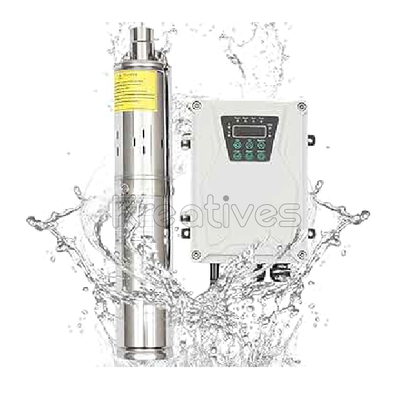 Shiyuan 90M 1.5Inch 3.5m3/h Solar DC Submersible Pump | with Controller