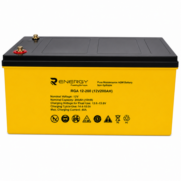 Renergy 200Ah 12V Gel Battery - Shop Now