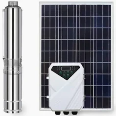 DIFFUL 123M DC Solar Submersible Pump + Controll Box