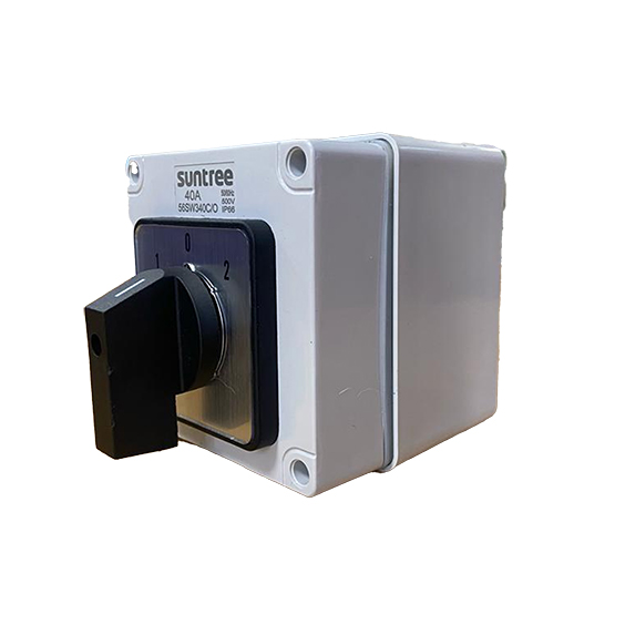 Suntree Solar DC Change Over Switch | 63A 4-Pole Transfer Switch