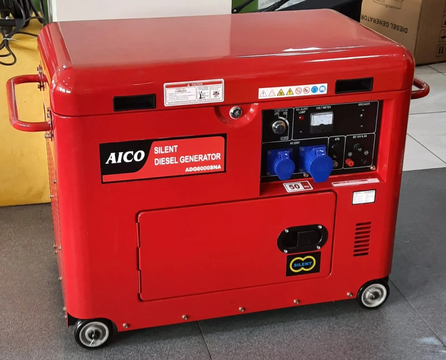 Hotel Backup 7.5Kva Diesel Silent Automatic Generator