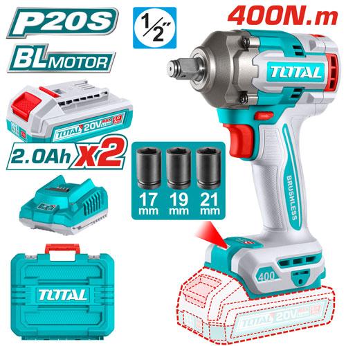Total 20V 400Nm Cordless Impact Wrench | Kreatives.co.ke Kenya