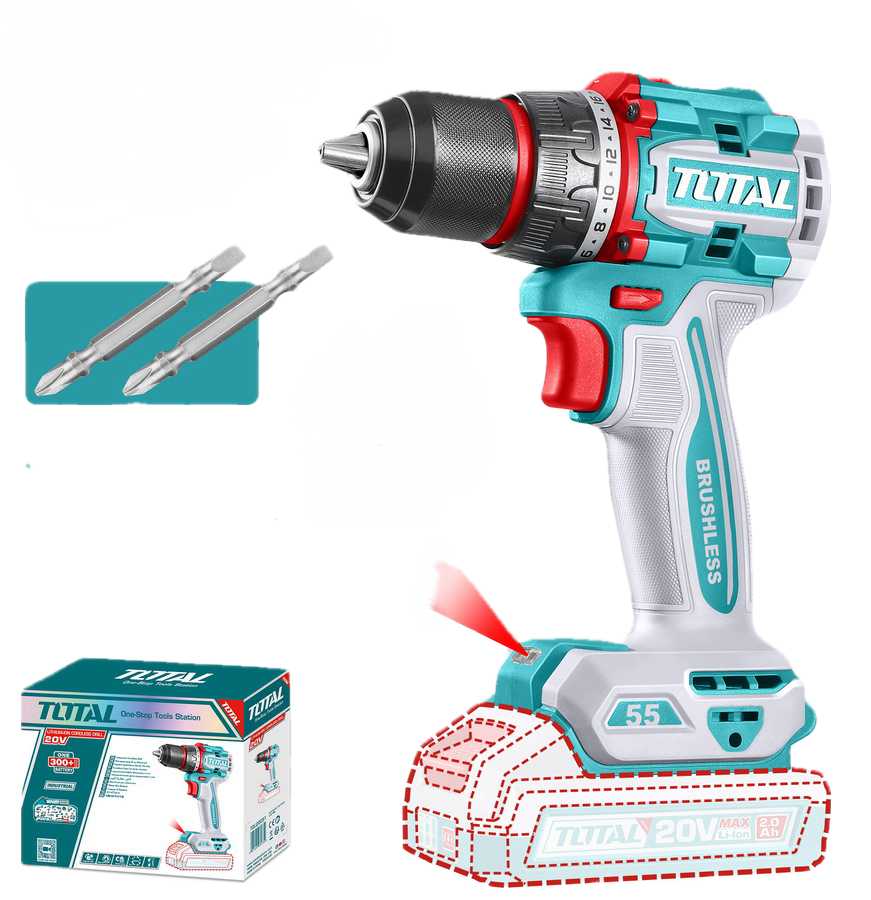 Total 20V 55Nm Compact Drill | Kreatives.co.ke Kenya