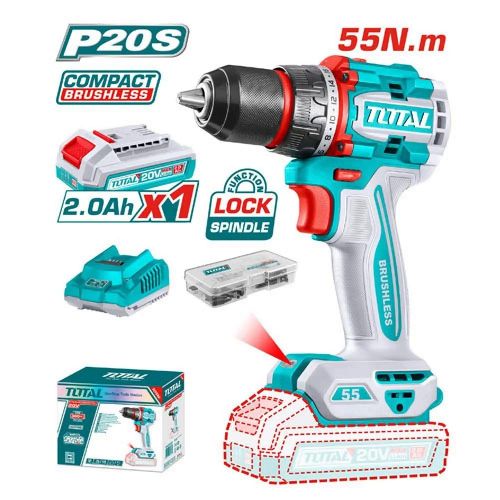 Total 20V 55Nm Compact Drill | Kreatives.co.ke Kenya