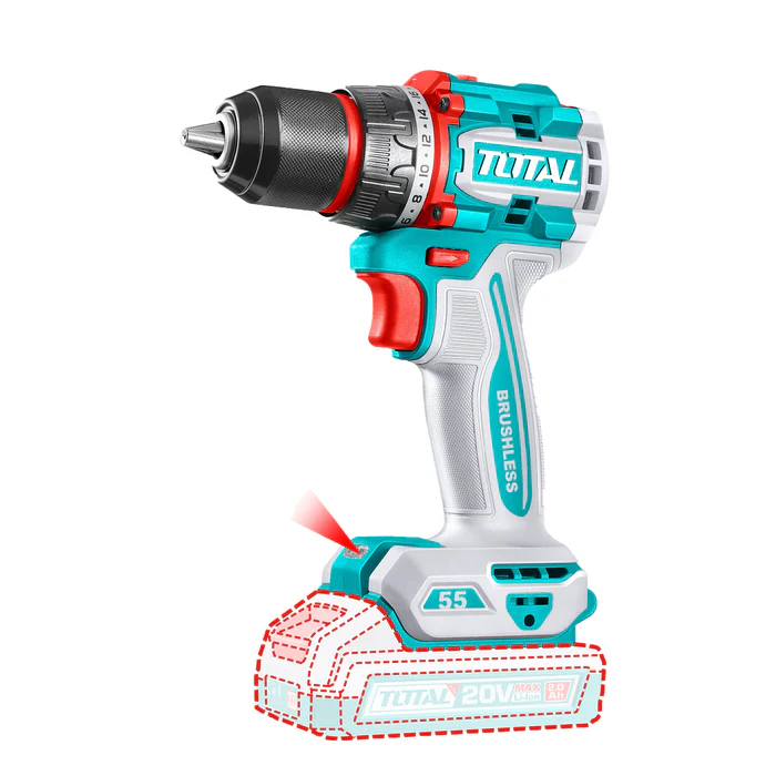 Total 20V 55Nm Compact Drill | Kreatives.co.ke Kenya