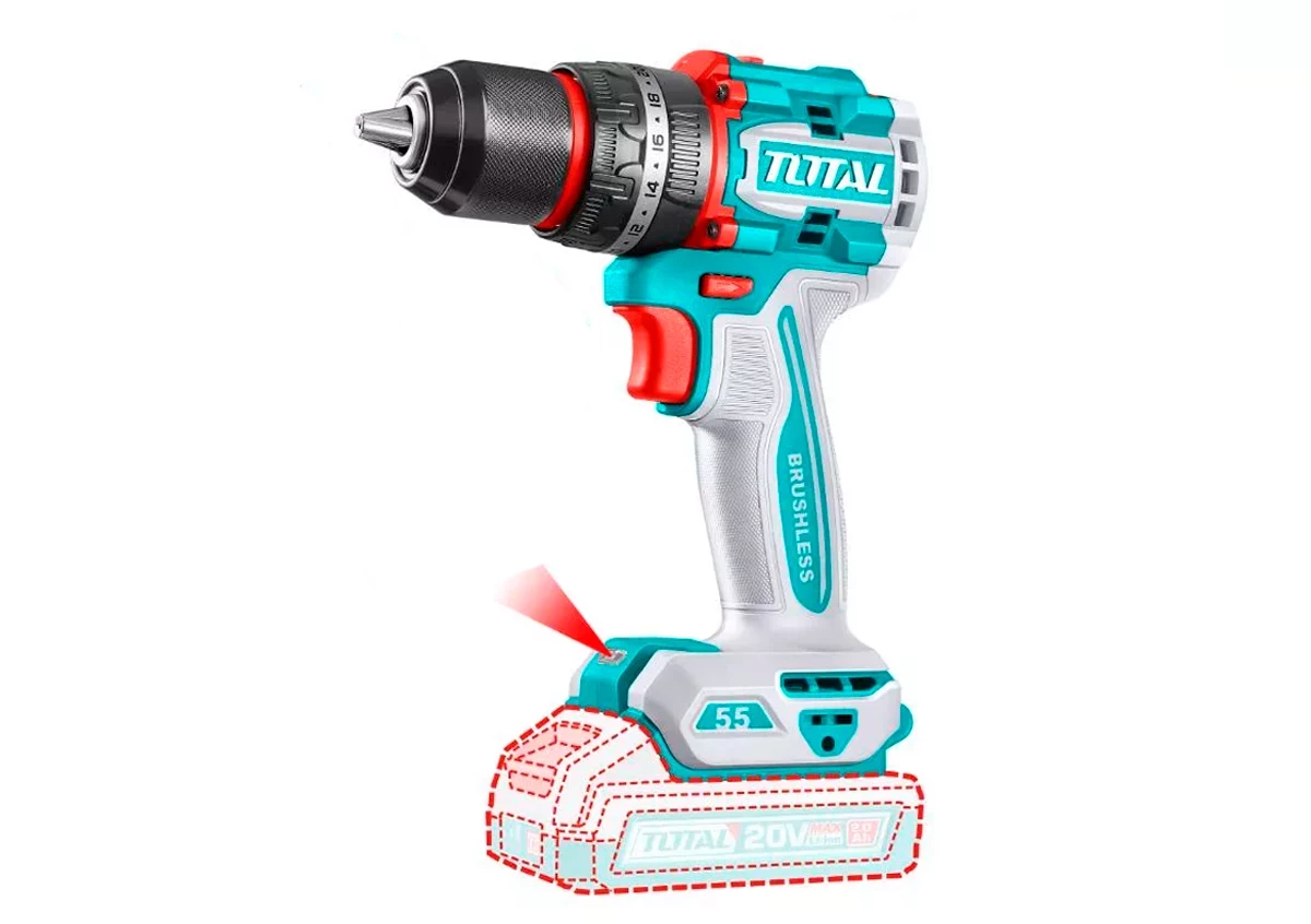 Total 20V 55Nm Compact Impact Drill | Kreatives.co.ke Kenya