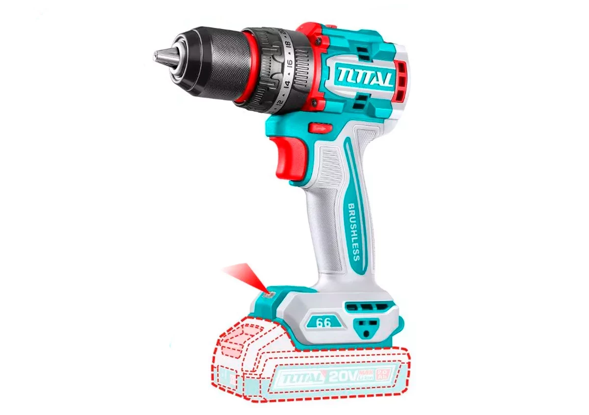 Total 20V 66Nm Compact Impact Drill | Kreatives.co.ke Kenya