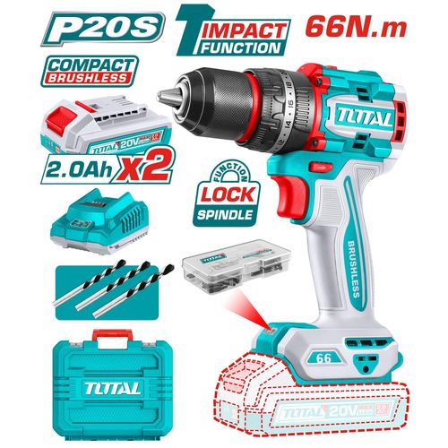 Total 20V 66Nm Compact Impact Drill | Kreatives.co.ke Kenya