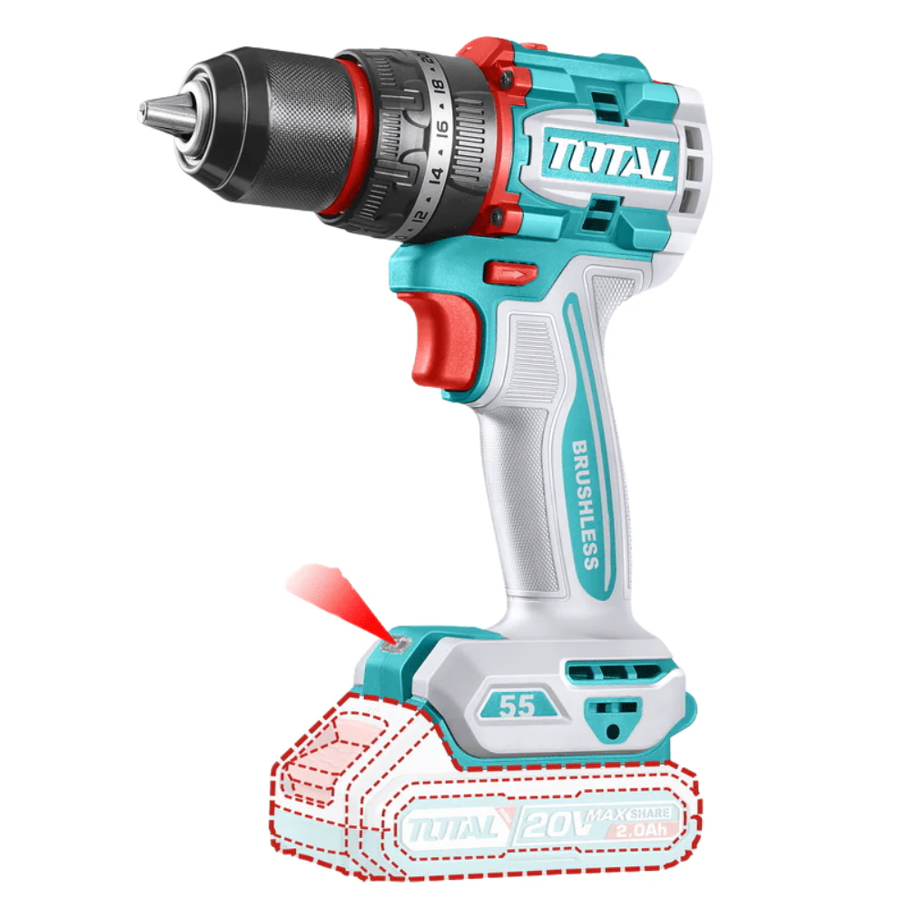 Total 20V 66Nm Compact Impact Drill | Kreatives.co.ke Kenya