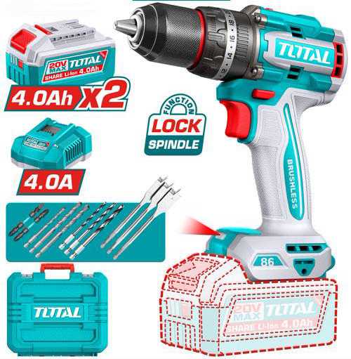 Total 20V 86Nm Brushless Impact Drill | Kreatives.co.ke Kenya