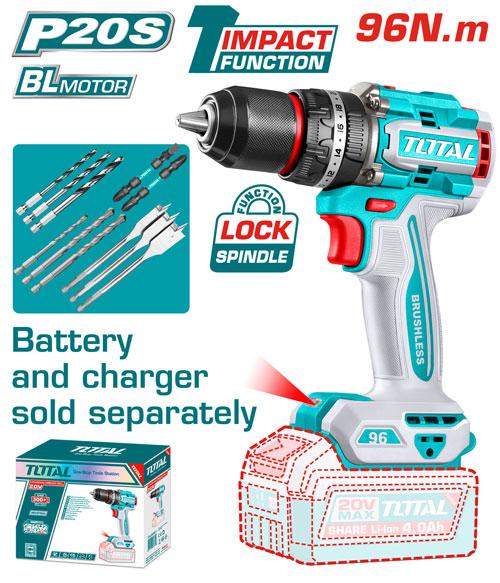 Total 20V 96Nm Brushless Impact Drill | Kreatives.co.ke Kenya