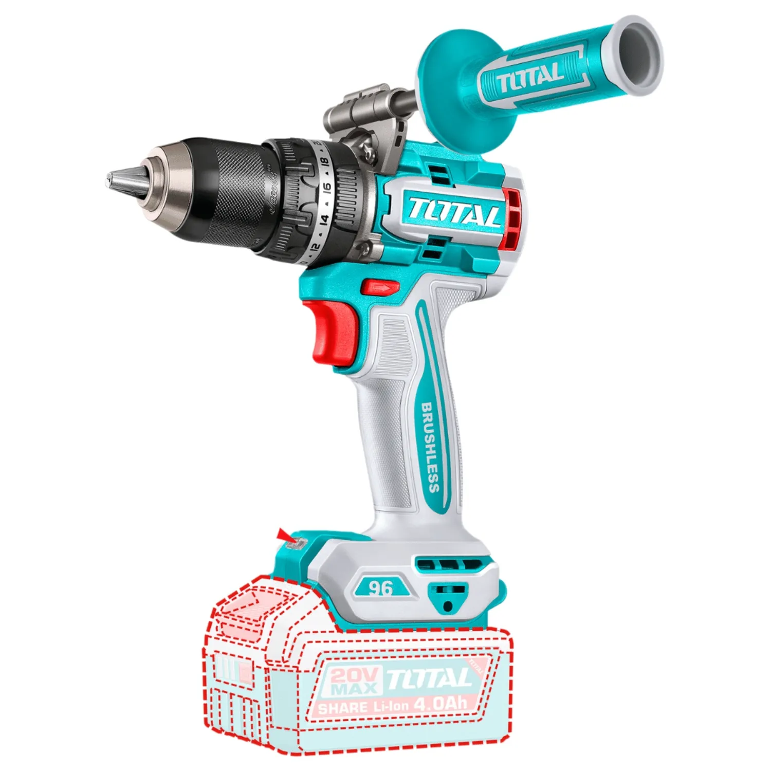 Total 20V 96Nm Brushless Impact Drill | Kreatives.co.ke Kenya