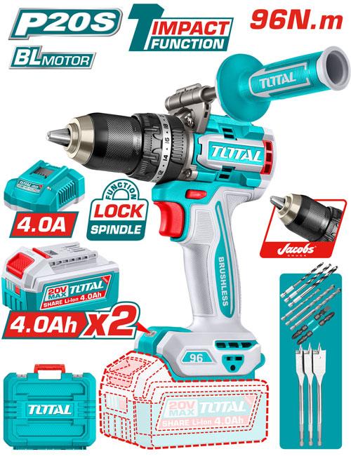 Total 20V 96Nm Brushless Impact Drill | Kreatives.co.ke Kenya