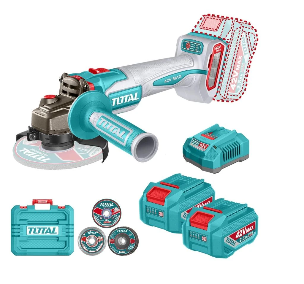 Total 42V 1280W Cordless Angle Grinder | Kreatives.co.ke Kenya