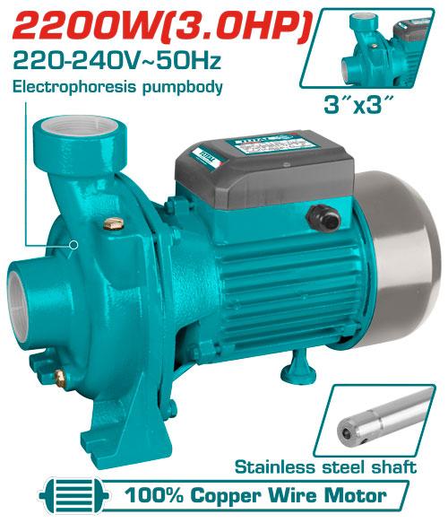 Total Water Pump – 2200W (3.0HP) – 15m Max Head | Kreatives.co.ke Kenya