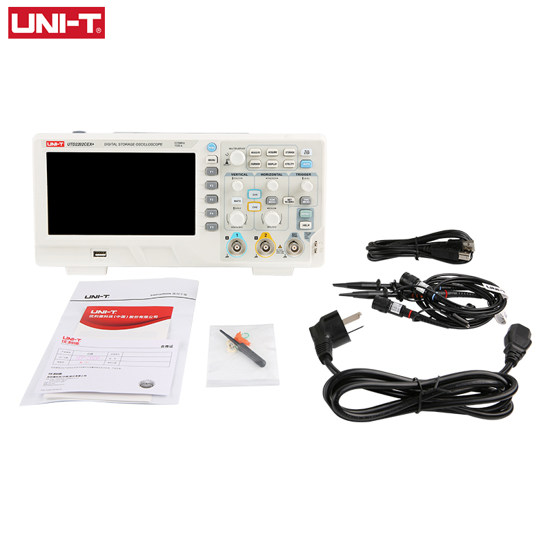 UNI-T UTD2202CEX+ Digital Oscilloscope 200MHz Dual Channel