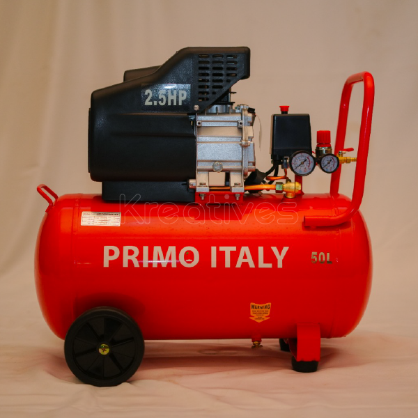 Primo Italy 50L Electric Air Compressor 2.0HP Direct Driven HL25LE
