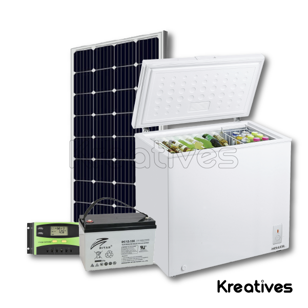 150L Solar DC Freezer with Solar System
