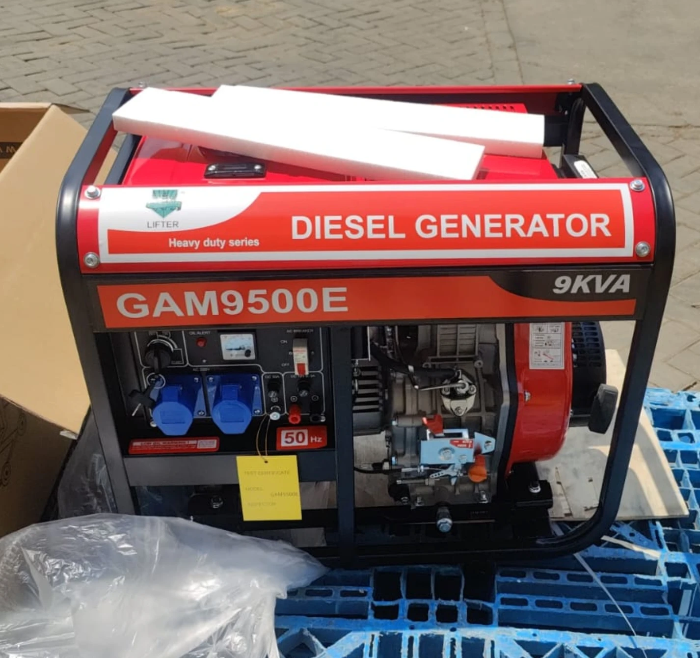 Portable 9Kva Diesel backup generator - Lifter 