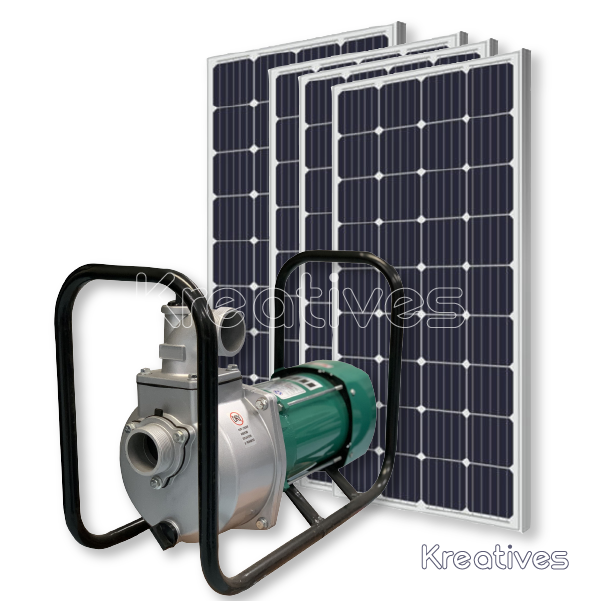 Shiyuan 2INCH 15M DC Solar Surface Water pump + Solar Panels Set