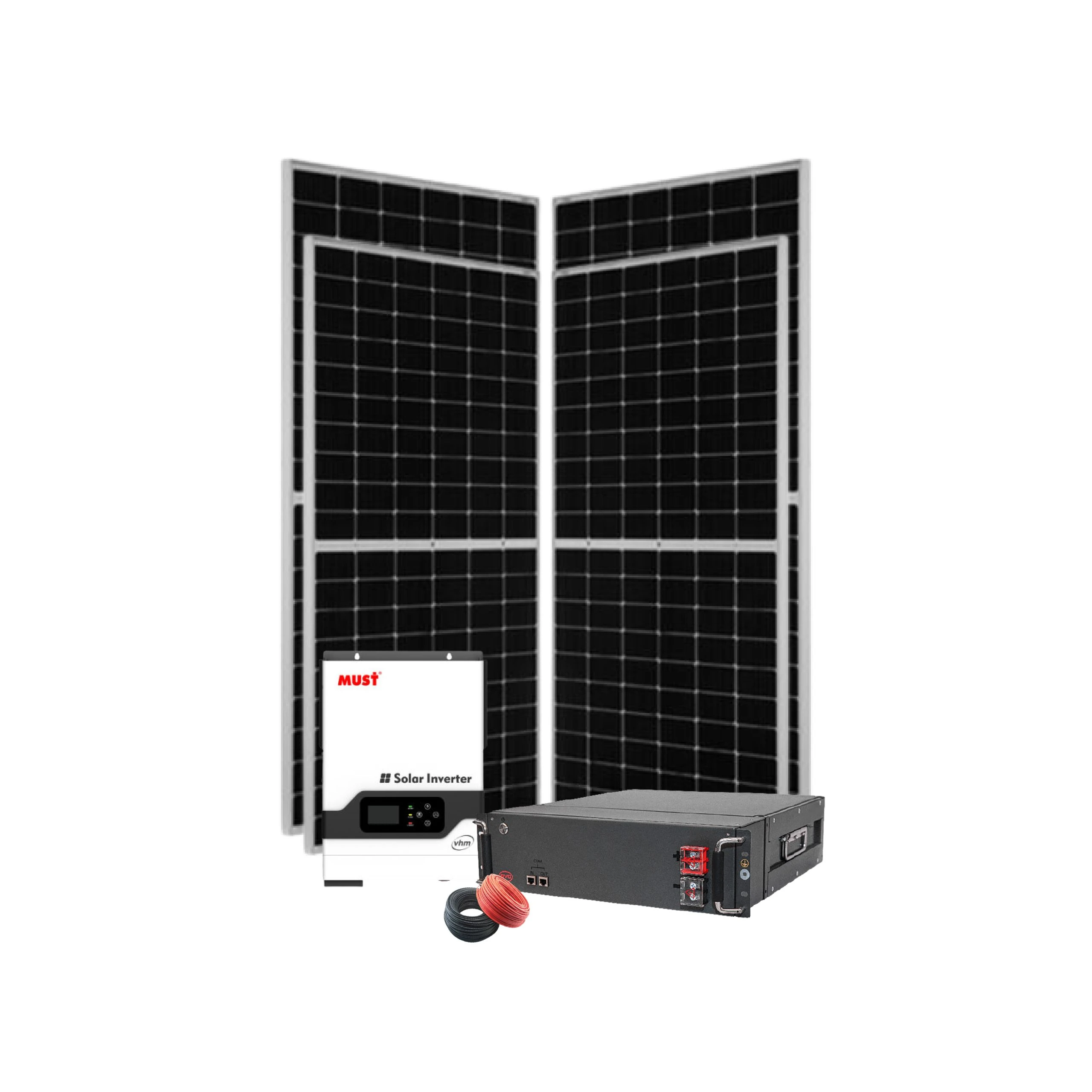 5Kw 5000watts 48v BYD Lithium Battery Solar Kit